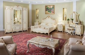 Шкаф 4-х створчатый Мона Лиза (крем) в Первоуральске - pervouralsk.ok-mebel.com | фото 5